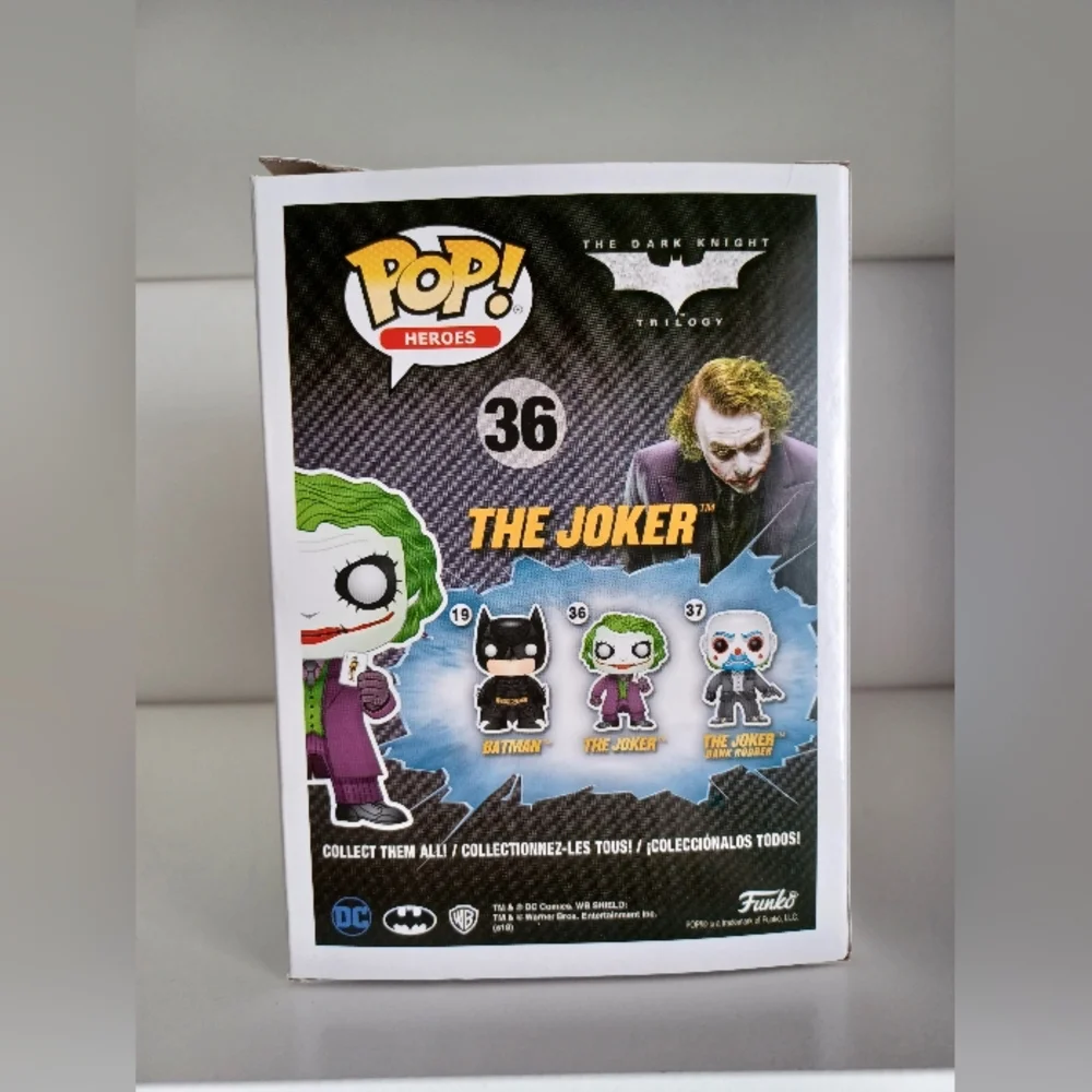 DC The Joker From Batman The Dark Knight Trilogy 36 Vinyl Figure Funko Pop‎